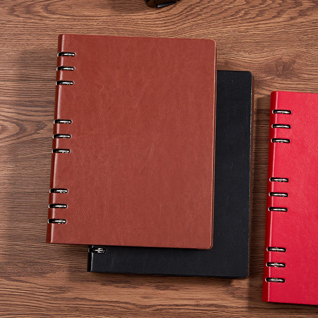

B5 Blank Spiral Book Loose-Leaf Albums Paper Journal Diary Hand-Painted Scrapbook Sketchbook Notebook Wedding Red
