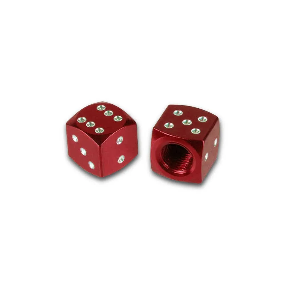 

4Pcs High Quality Alloy Dice Novelty Car Motorcycle Tyre Valve Cap Bicycle Truc Tire Valve Stem Cap Dice Wheel Air Dust Cap