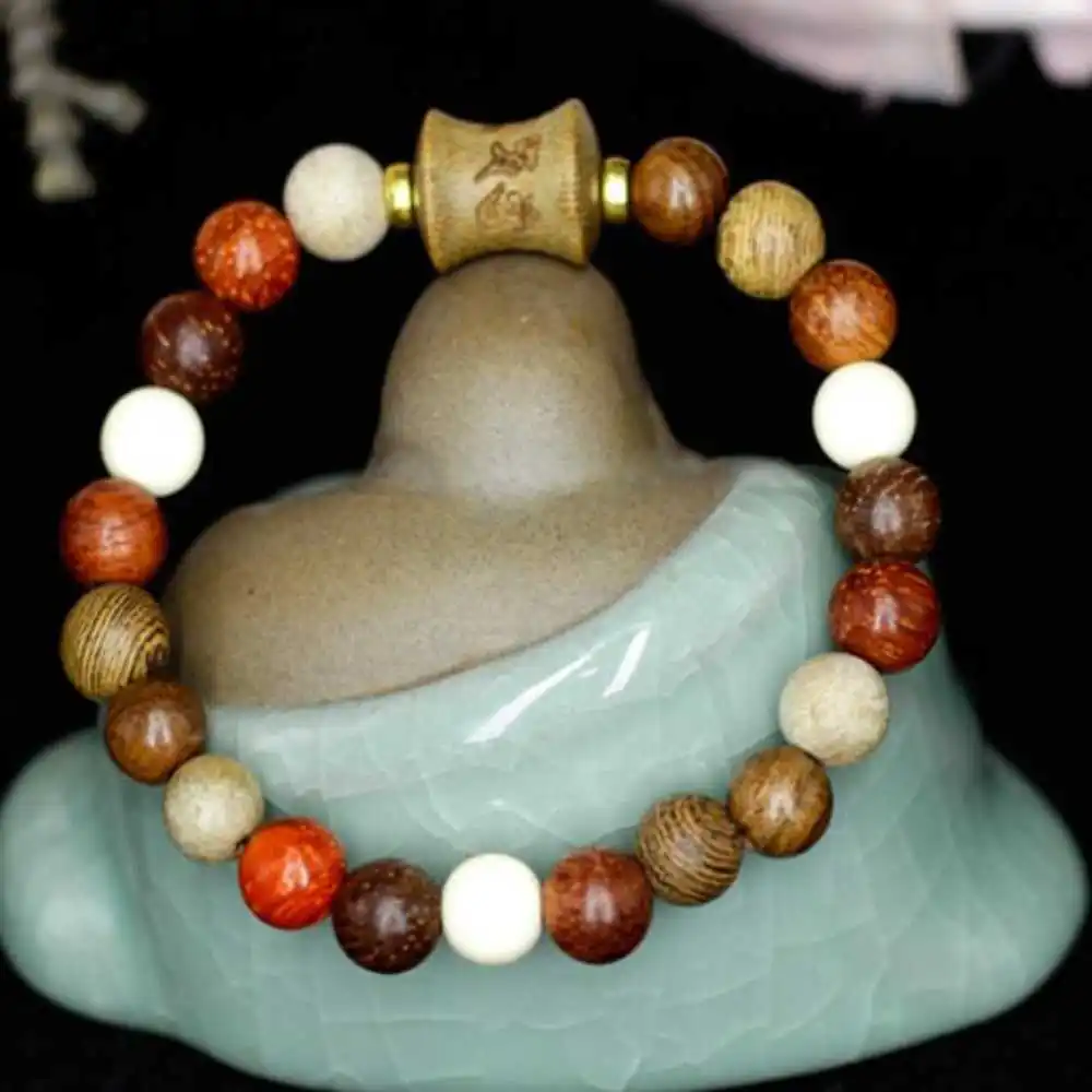 

Браслет-манжета из сандалового дерева, 8 мм