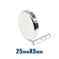 125101520pcs 25x5 mm disc strong powerful magnets n35 bulk round search magnet 25x5mm permanent neodymium magnet 255