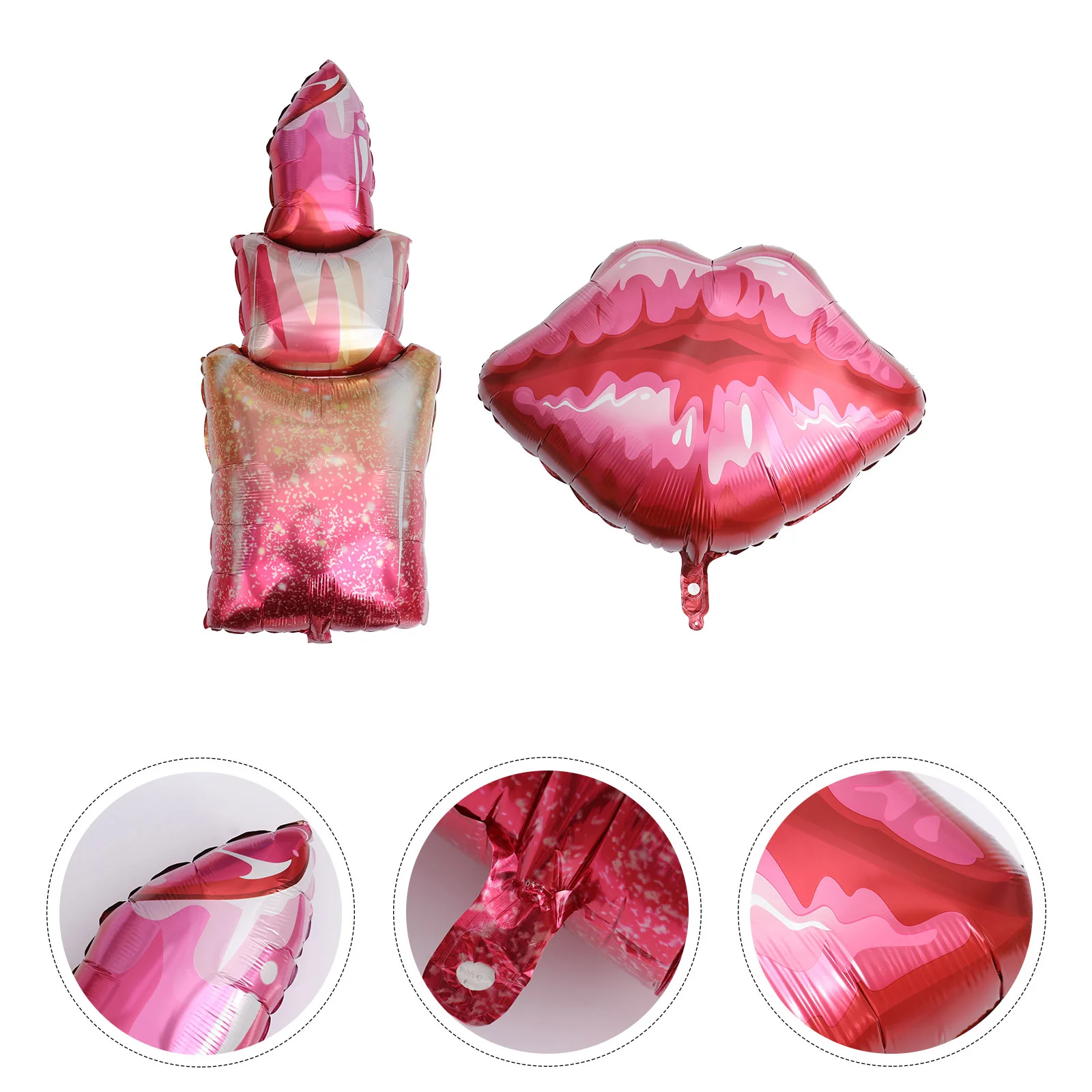 

Balloons Balloon Party Lipstick Lips Red Kiss Decorations Lip Supplies Makeup Helium Decor Bride Decoration Propose Day Shaped