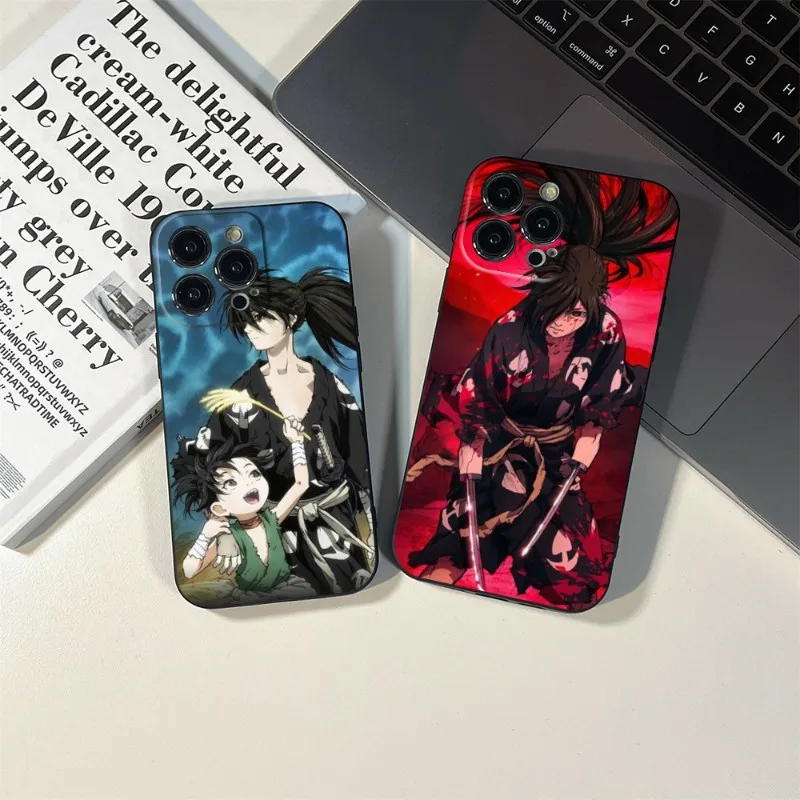 Dororo Hyakkimaru аниме чехол для телефона IPhone 14 13 11 12 Pro 8 7 Plus X 13 Pro MAX XR XS MINI SE 2020 черные чехлы