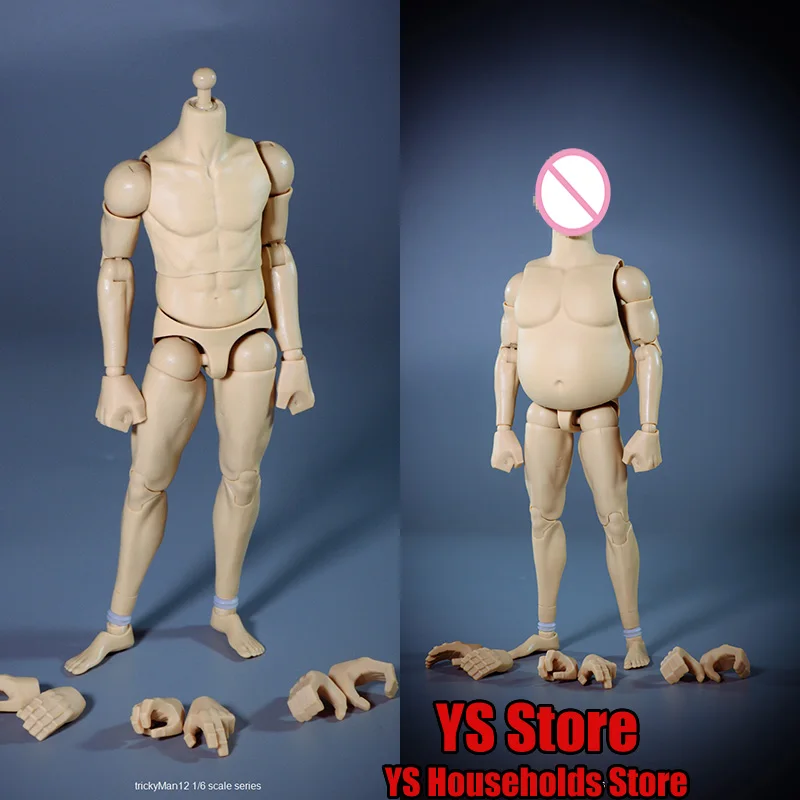 TrickyMan12 в наличии 1/12 толстяк подвижное тело обычное ручная модель аксессуар для 12