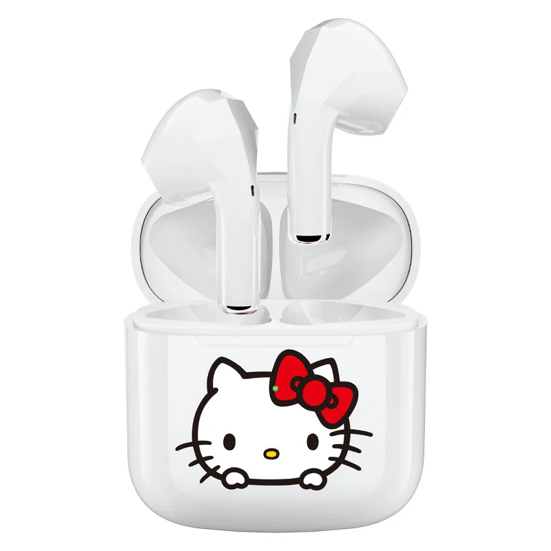 Спортивные Водонепроницаемые Наушники Hello Kitty беспроводные Bluetooth-наушники с
