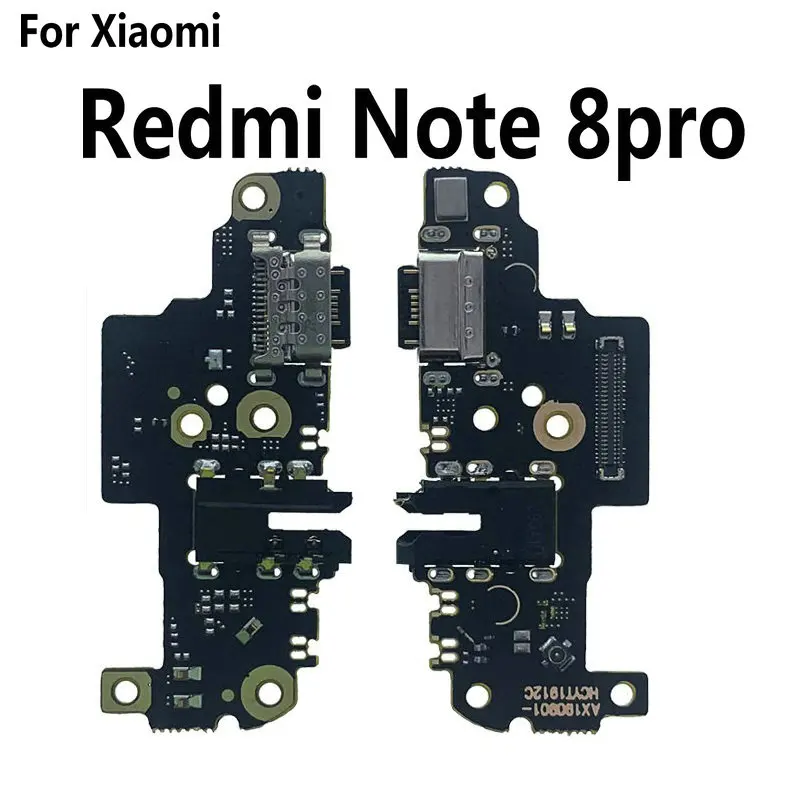 New Microphone Module+USB Charging Port Board Flex Cable Connector Parts For Xiaomi Redmi Note 5 6 7 8 9 Pro Replacement images - 6
