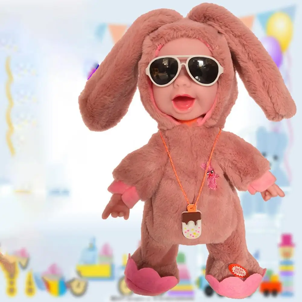 

Силиконовая милая кукла-Реборн, 38 см, музыка, запись, обучение, разговор, еду, мороженое, милая кукла, игрушка для мальчиков и девочек, подарок...