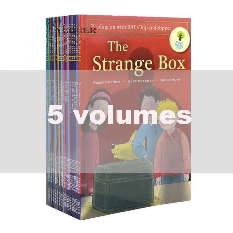 

Random 5 Children's Trial Reading 1-12 Stage Oxford Book Reading Tree Biff Chip Kipper Manual Reading English Story Picture Book