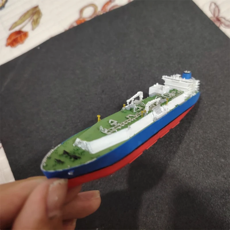 Фото 1/700 LNG природный газовый корабль в сборе, модель 42,7 см, смола, 3D-печать, формовочные корабли, статическая модель корабля, игрушка для мальчика, подарок, орнамент №3