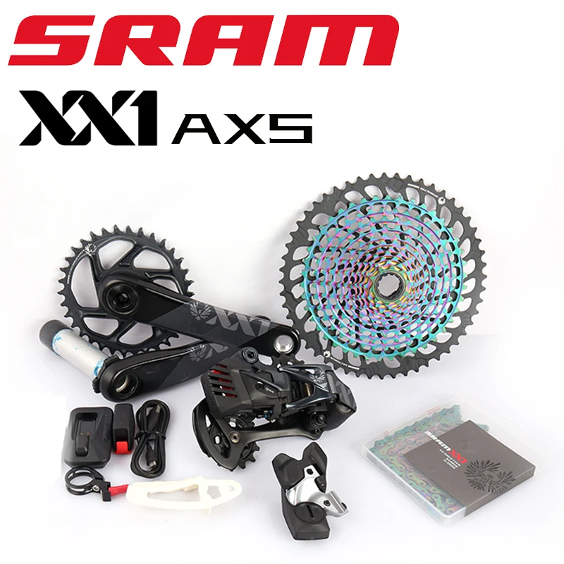 

SRAM XX1 EAGLE AXS 1X1 2-скоростной MTB электронный велосипедный групповой Набор беспроводной переключатель передач 10-52T кассета свободное колесо
