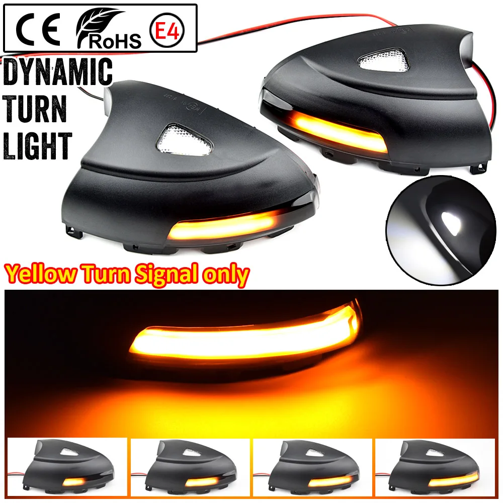 

Динамический указатель поворота + огни для VW Tiguan MK1 5n 2007-2016, светодиодный мигающий светильник для бокового зеркала, стрелка Sharan 2012 2015