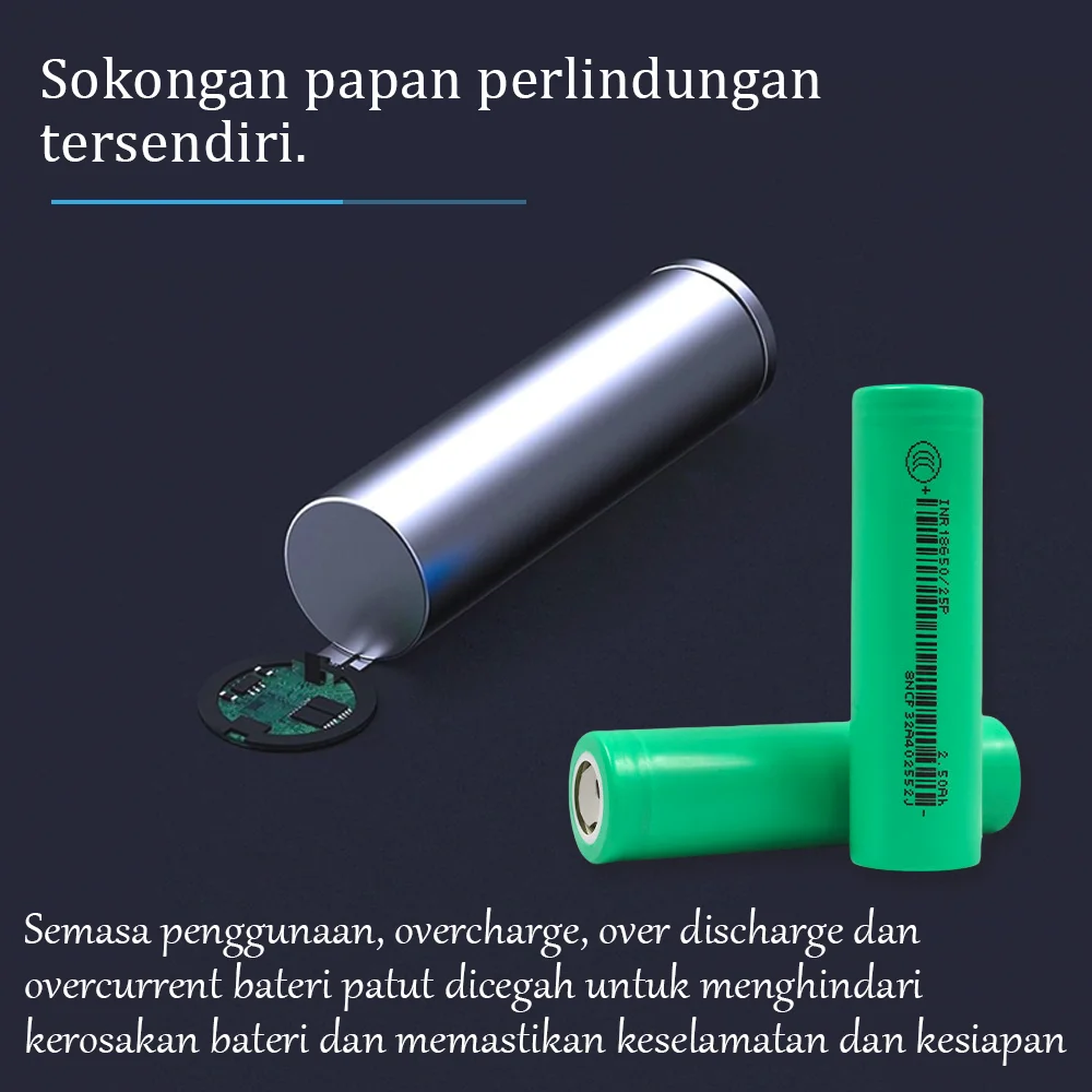 Литий-ионная аккумуляторная батарея Victpower 1000 раз срок службы литий-ионная INR18650 25p