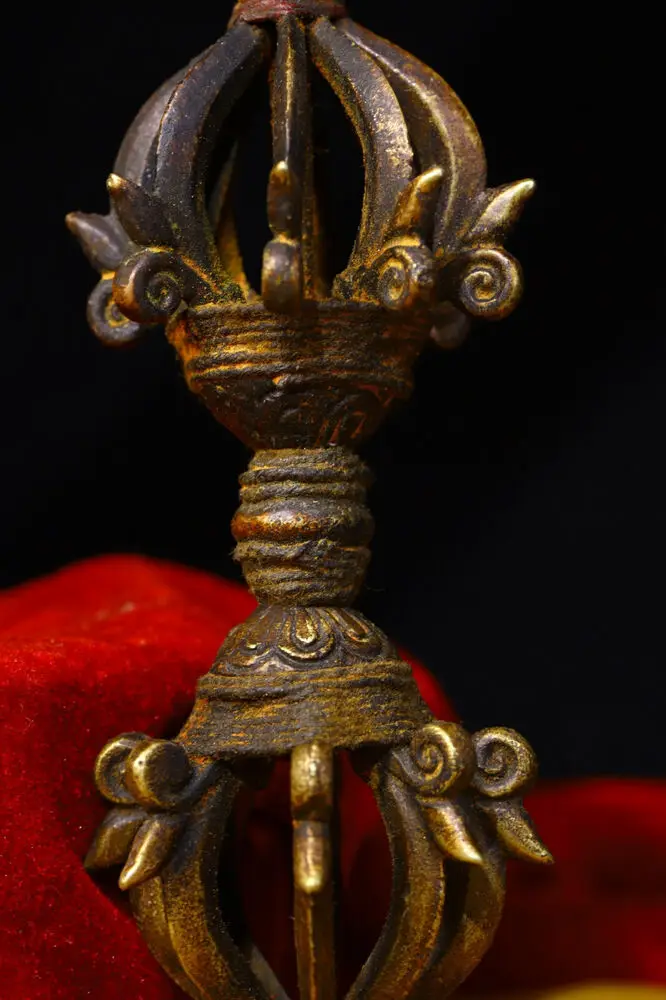 16 5 см Тибетский буддизм латунный Экзорцизм Dorje Vajra Phurpa кинжал FaQi