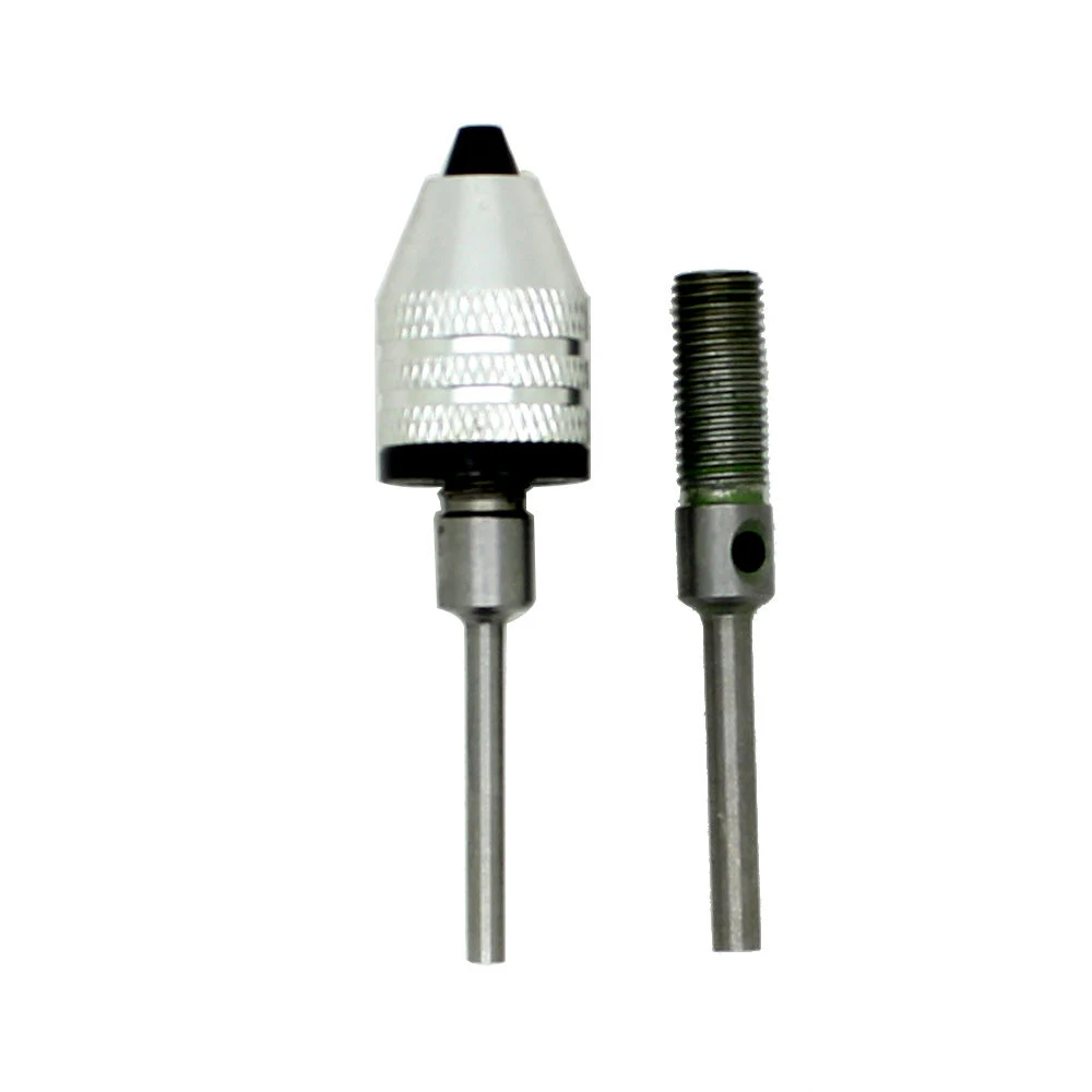 

Quick Change Keyless Drill Chuck Driver Hex 0.3-4mm Electric W/2.3&3mm Shaft Universal Heavy Duty Durable High Quality