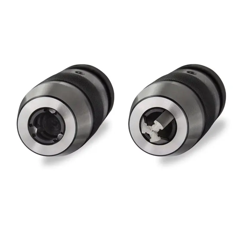 Фото Самозажимной быстрозажимной патрон M12K-B16 (1-16 мм) + оправка MT2-B16 для токарного станка — стальная конструкция для серии MK2 №5