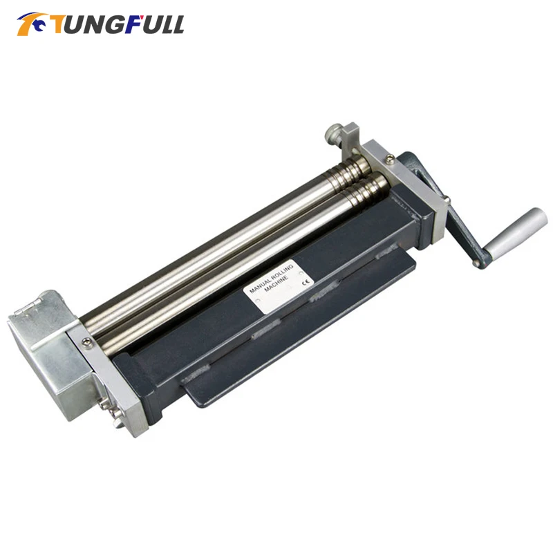 

Manual Bending Machine Steel Plate Rolling Machine Round Tube Roller Making Tool Angle Bender, Arc Shape Bending Processing Tool