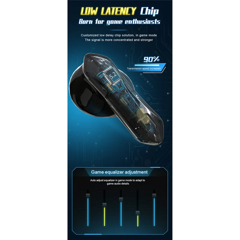 X16Pro Bluetooth 5 2 наушники игровая беспроводная гарнитура водонепроницаемые