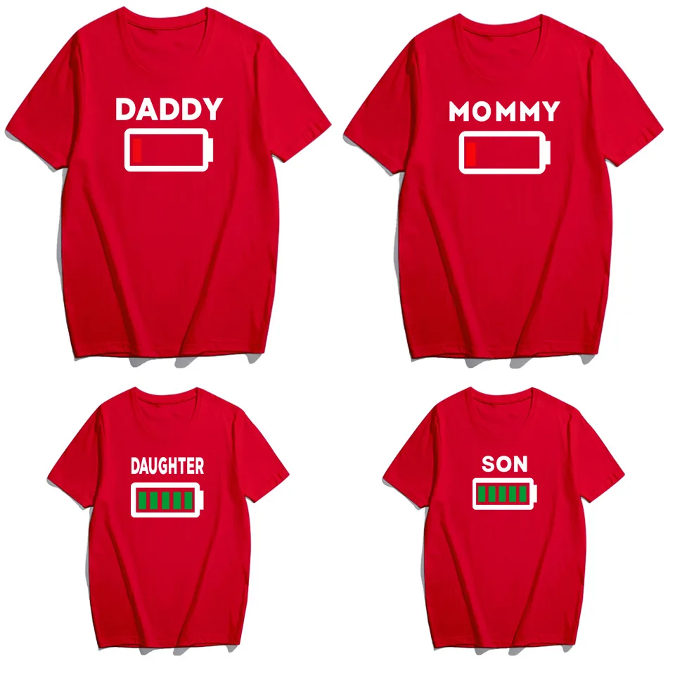 

Baby And Mom Matching Clothes Family Matching Outfits Father And Son Cartoon Letter Print Summer T-shirt Baby Casual Romper