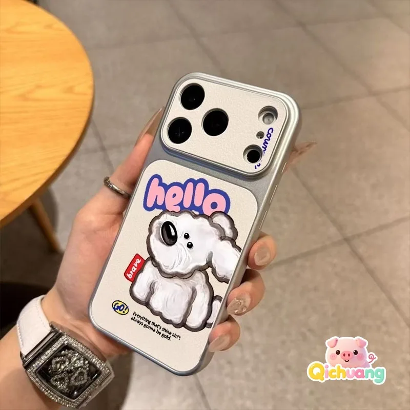 Фото Чехол для телефона Realme C25 C25S C25Y C21Y C20 C20A C17 C15 C12 C11 C3 C3i C1 из искусственной кожи с милым рисунком собаки породы вест-хайленд-уайт-терьер, мягкий чехол №1