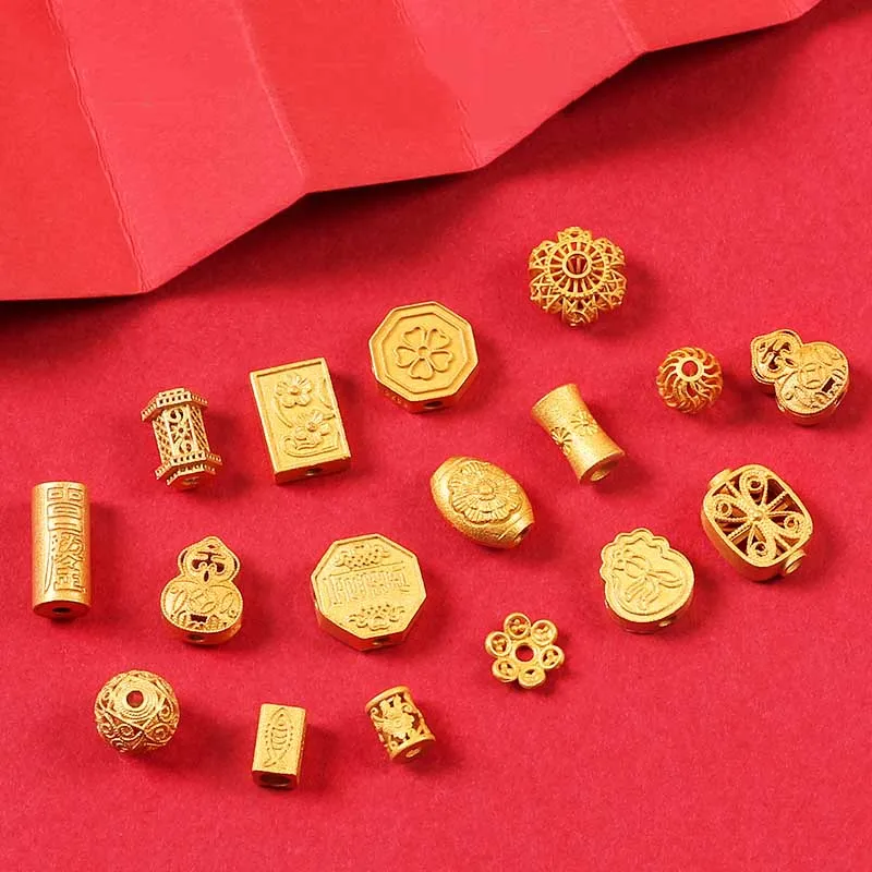 

16 Styles Gold Plated 925 Sterling Silver Charms Pendants Beads Handmade For Bracelets Necklace DIY Jewelry Making Accessories