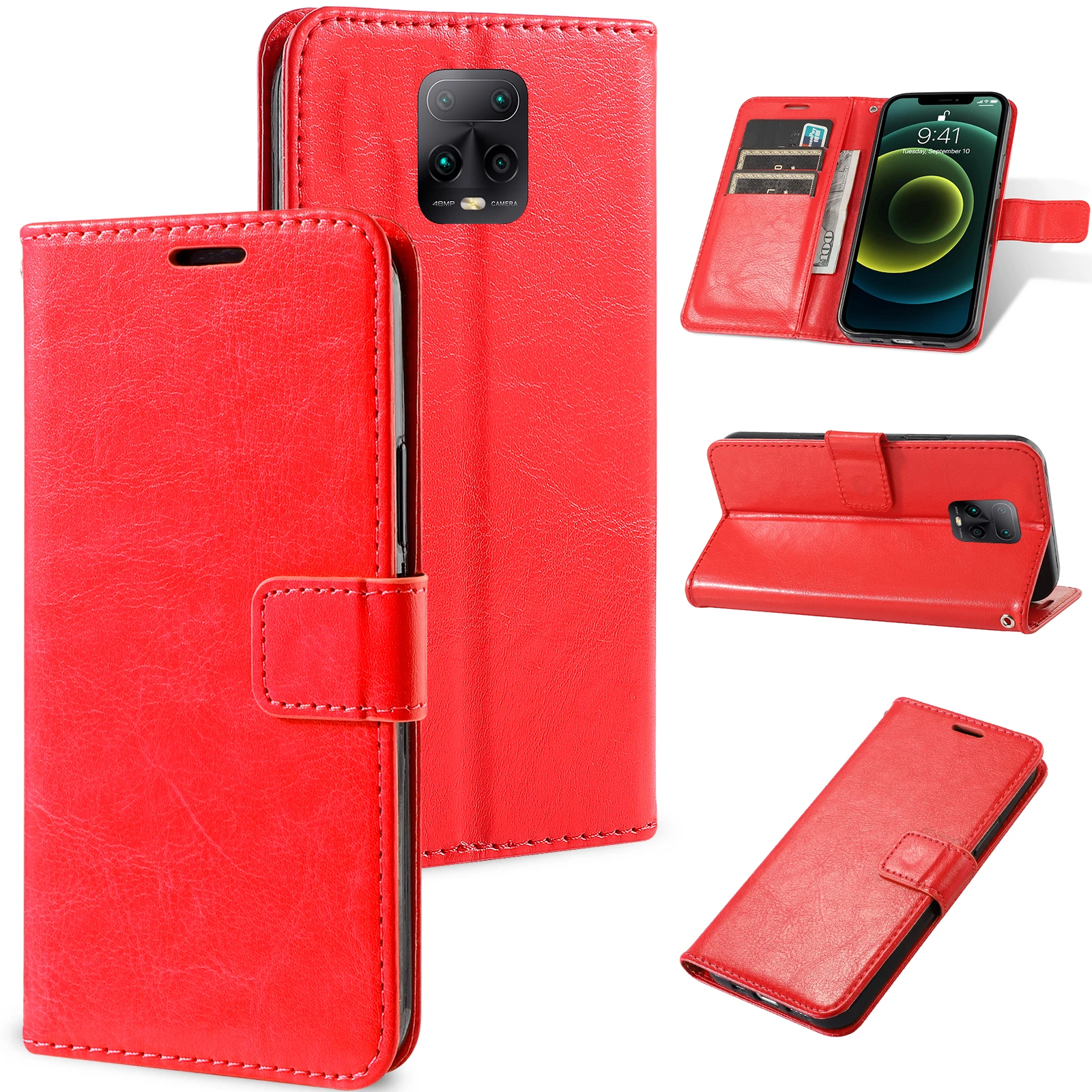 

Leather Flip Case For Xiaomi Redmi Note 3S 4A 4X 5 Plus 5A 6 7 7A 8 8A 8T 9 9S Pro 9A 9C sFor on Phone Book Cover Housing Note9