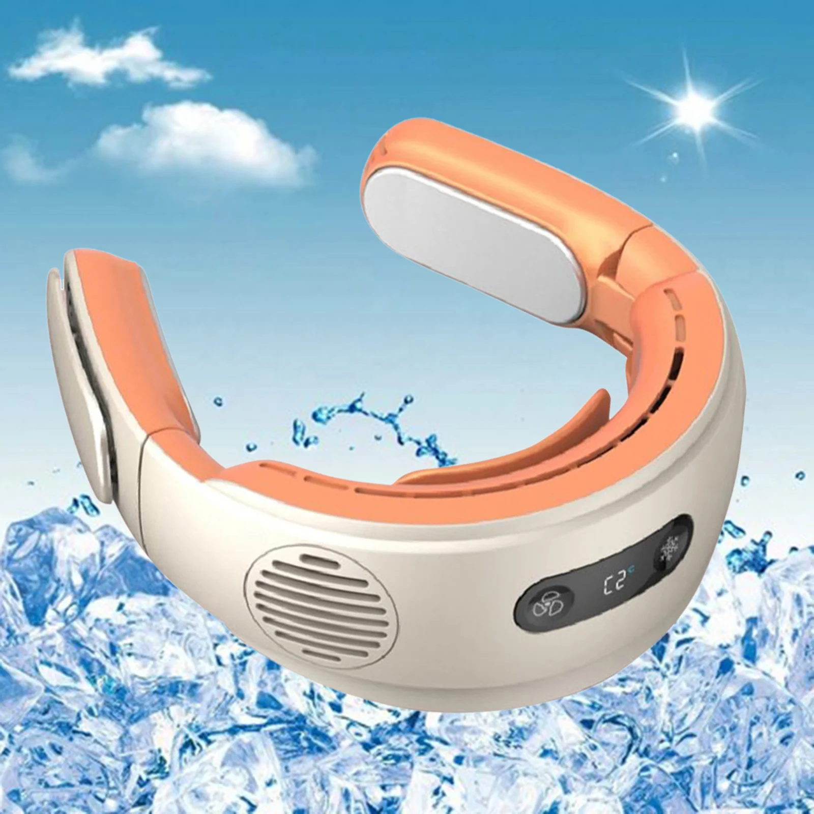 Портативный спортивный охладитель для рук шейный вентилятор с USB-зарядкой