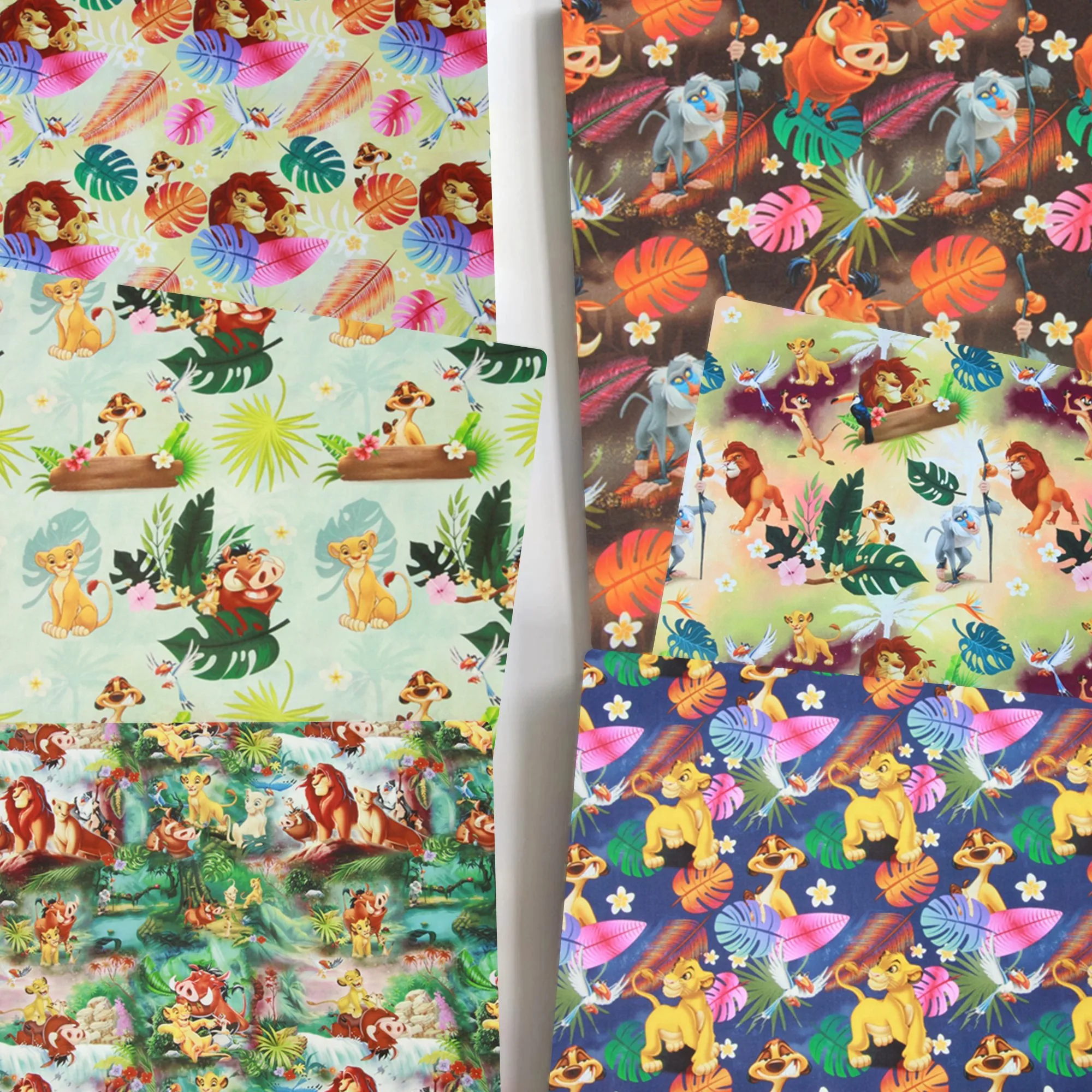 Ткань хлопковая для шитья одежды, 45x110 см