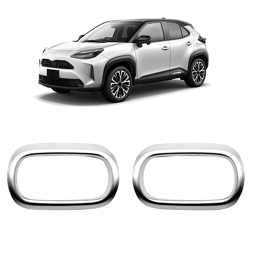 Стайлинг автомобиля 2 шт. ABS Хром Интерьер приборной панели боковые