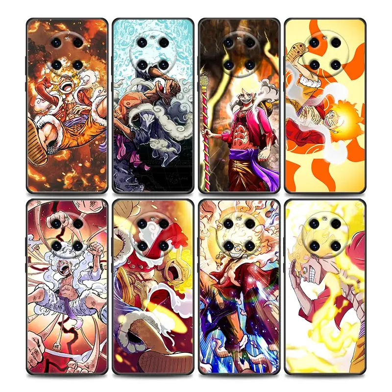 

Helios Luffy Gear 5 O-One-Piece Mobile Phone Shell for Huawei Y6 Y7 Y9 2019 Y6p Y8s Y9a Y7a Mate 10 20 40 Pro Lite RS TPU Case