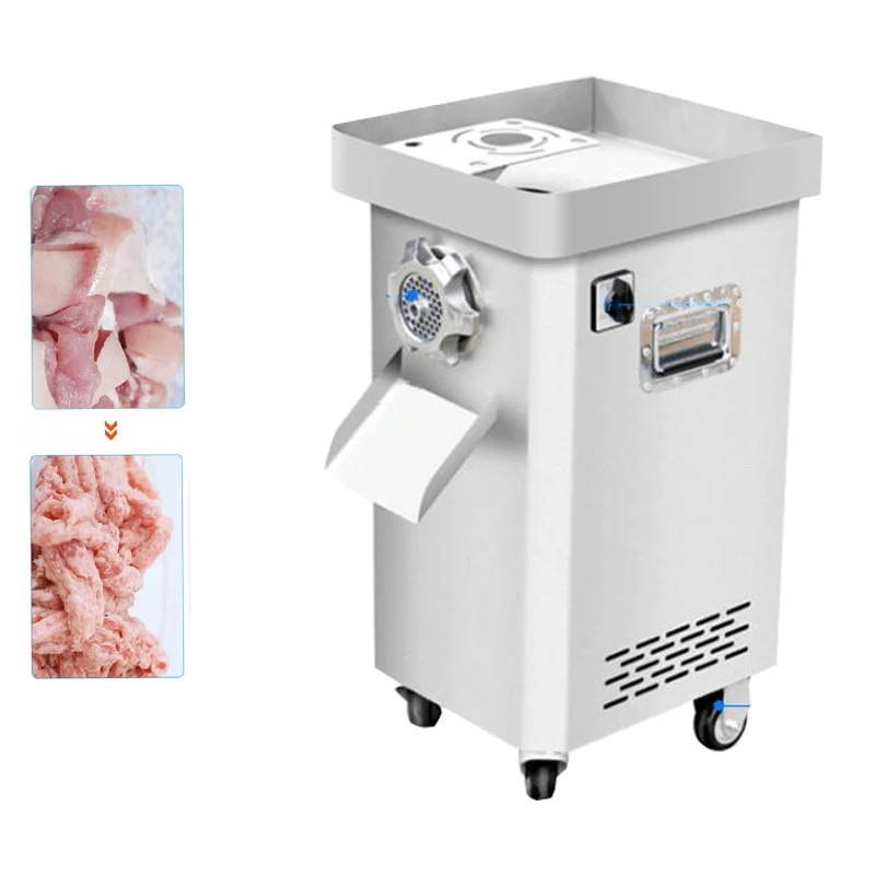 

Electric Meat Grinder Commercial Meat Mincer Stainless Steel Sausage Stuffer Filler 2200W