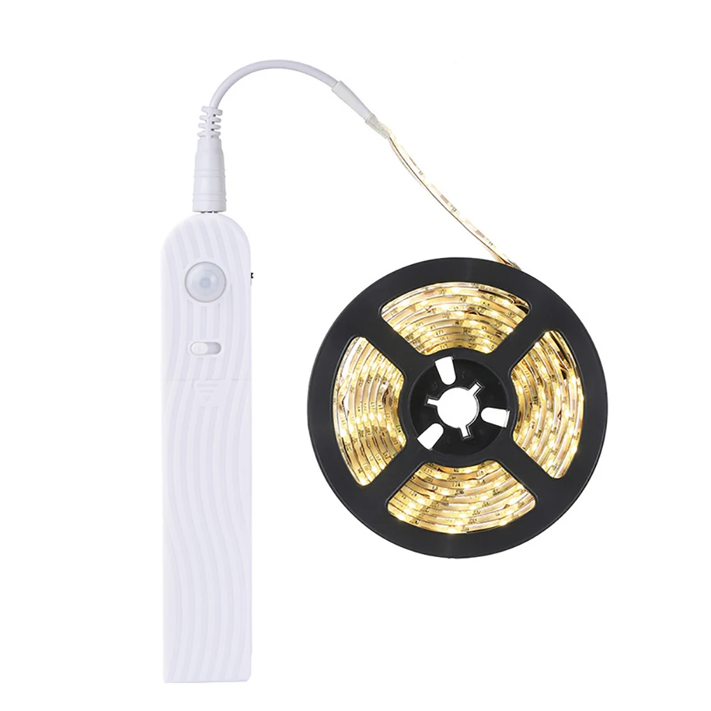 

Световая лента, гибкая осветительная лента с датчиком движения, 3 метра