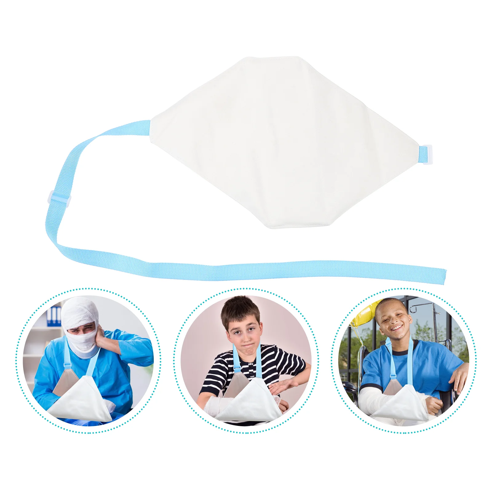 1pc Practical  Breathable  Reusable Arm Sling  Fracture Fixation Protector for Adults Men