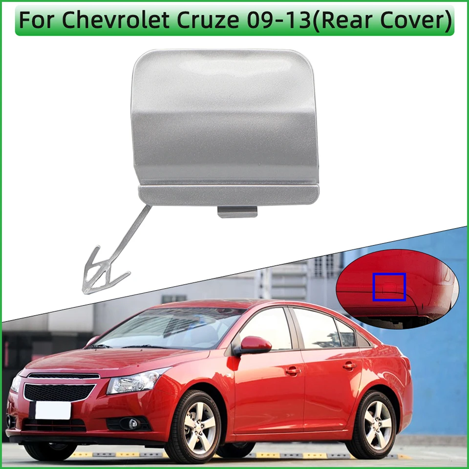 

Car Rear Bumper Towing Hook Eye Cover Cap For Chevrolet Cruze 2009 2010 2011 2012 2013 Tow Hook Hauling Trailer Lid Garnish Trim