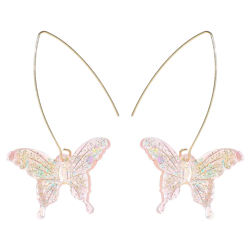 

1 Pair of Creative Earrings Shaped Drop Fashion Pendant Dangle (887)