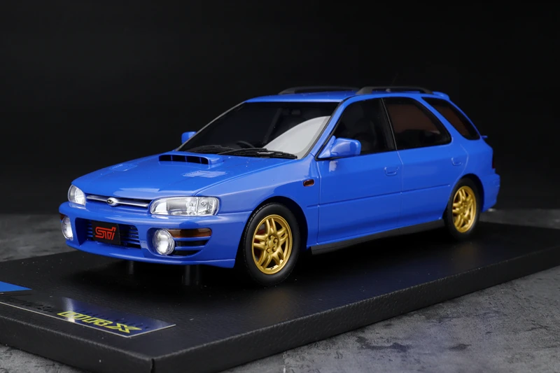 

ENGup 1:18 Subaru Impreza WRX Sport Wagon GF8 JDM Limited Edition Resin Metal Static Car Model Toy Gift