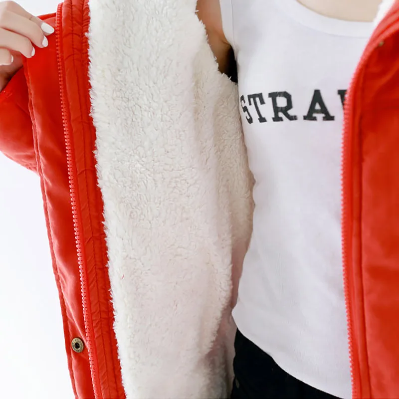 Women winter jacket thicken hooded long down jacket women coat slim fit hair collar cotton-padded clothes coat women down coats