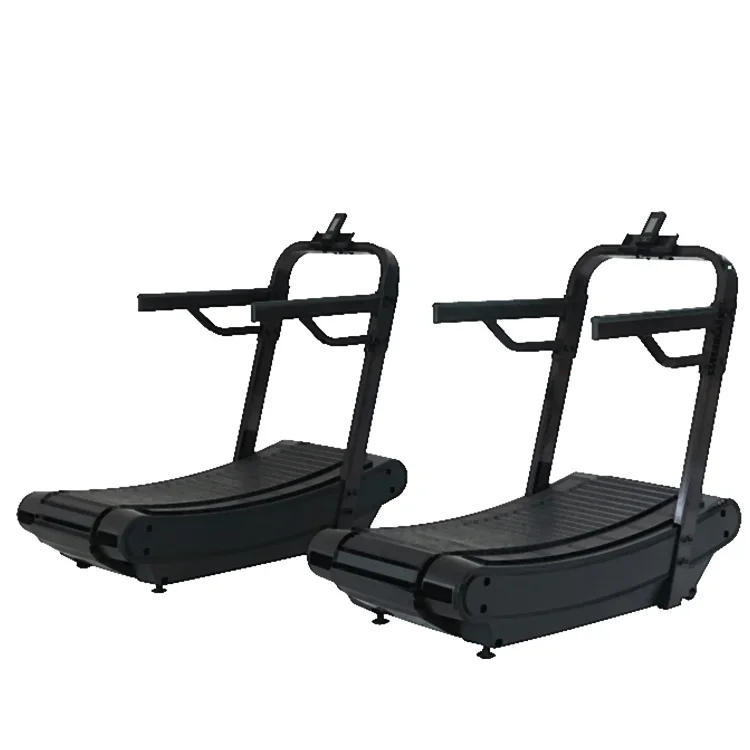 Беговая дорожка для фитнеса Dezhou изогнутая беговая в помещении ручная деревянная