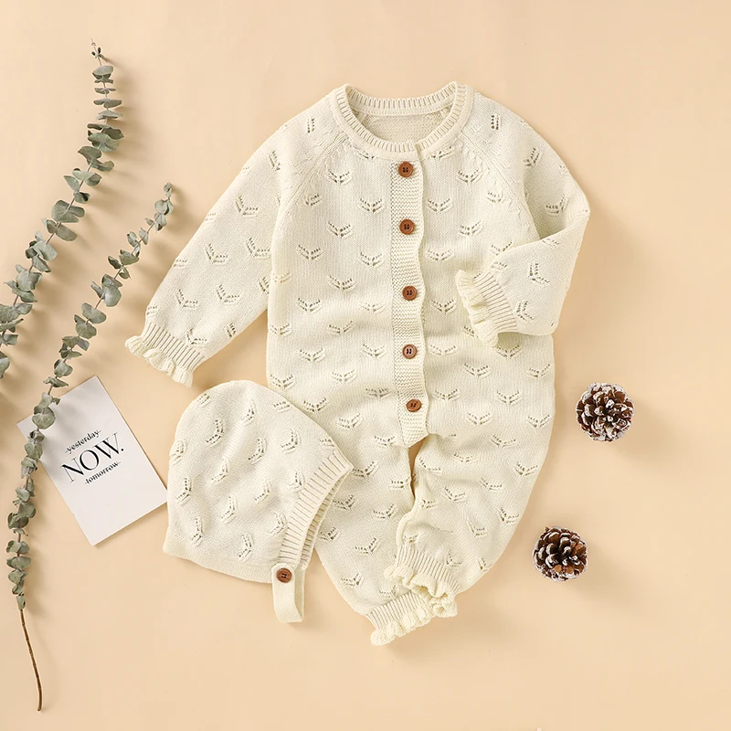 

Детский трикотажный комбинезон с длинным рукавом, из хлопка