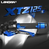 for yamaha xtz125 motorcycle accessories aluminum brake clutch levers handlebar hand grips ends xtz 125 2014 2015 parts