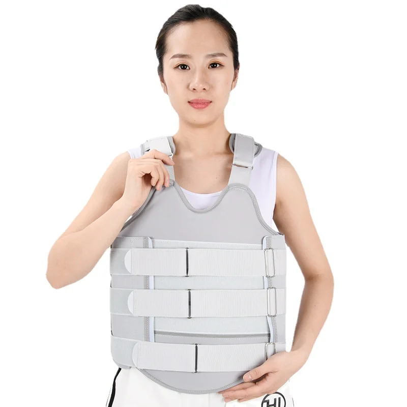 Plastic thoracolumbar spine fixation support Compression fracture support postoperative support lumbar rib valgus guard L