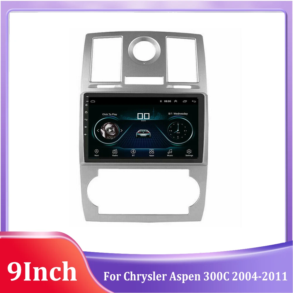 

9" Android 10 For Chrysler Aspen 300C 2004 -2011 Car GPS Navi Radio Wifi NO DVD Touch Screen Autoradio Stereo Multimedia Player