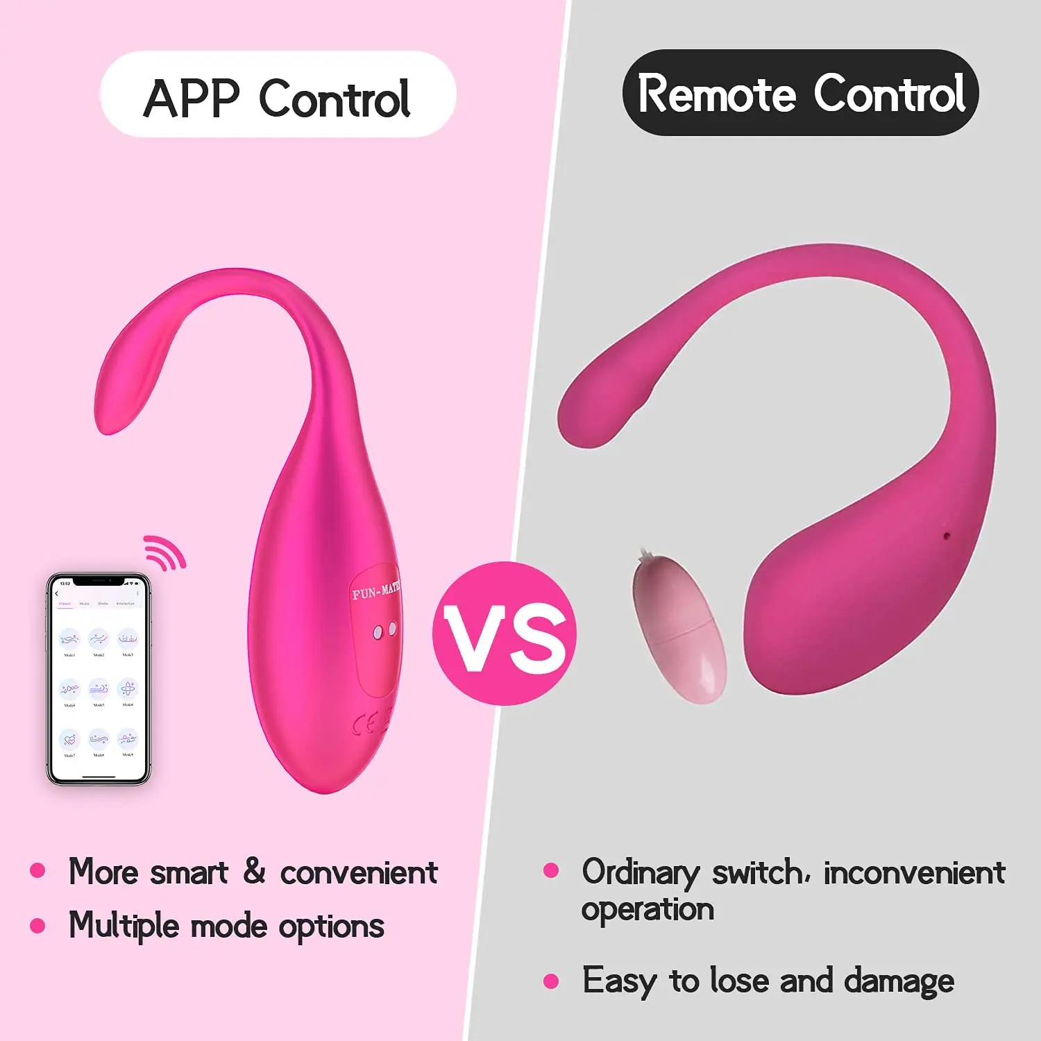 Беспроводное приложение с дистанционным управлением вибрирующее яйцо