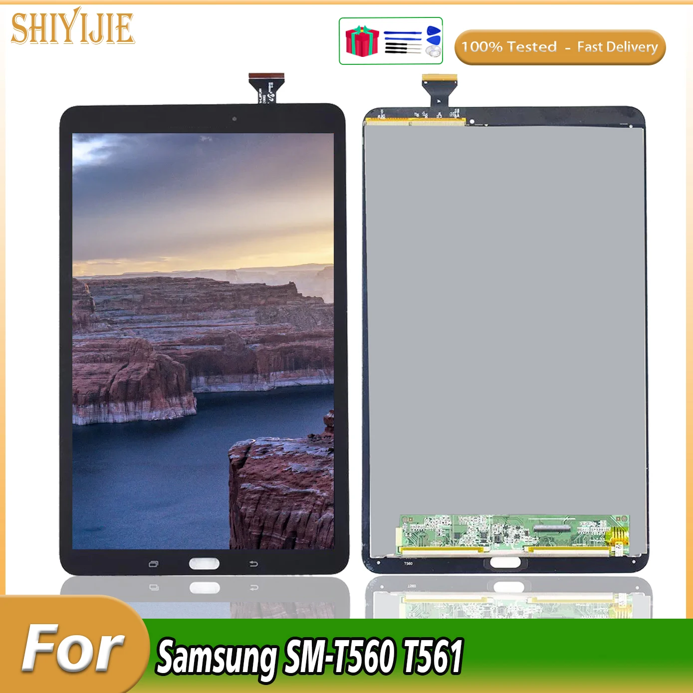 

9.6" LCD For Samsung Galaxy Tab E 9.6 SM-T560 T560 SM-T561 Display Touch Screen Digitizer Matrix Panel Tablet Assembly Parts