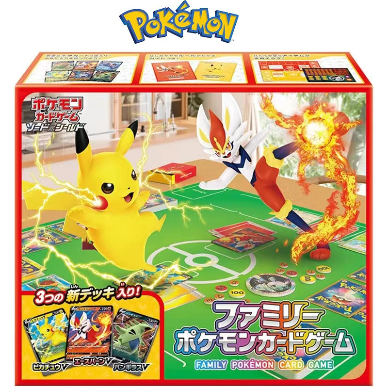 

Палуба для игры в карты POKEMON Tcg, щит меча, Пикачу, блестящий Ace Bangira, семейная группа, детский подарок на день рождения