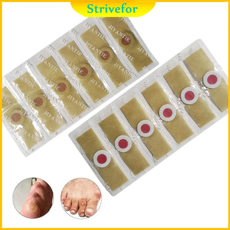 

6pcs Foot Corn Removal Medical Corn Plaster Warts Thorn Detox Adhesive Patches Calluses Callosity Remove Tool Feet Care BT0417