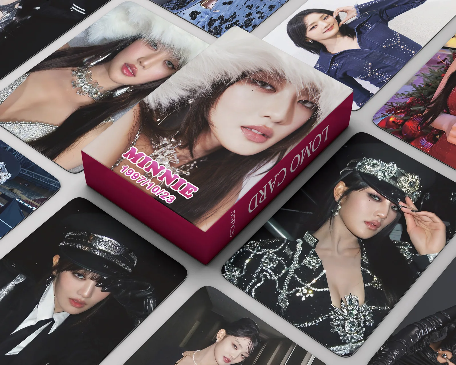 55 шт./набор (G)I-DLE Girl Group Lomo Cards новый альбом Super Lady MINNIE Photocards Jeon So Yeon Song Yu Qi Fans