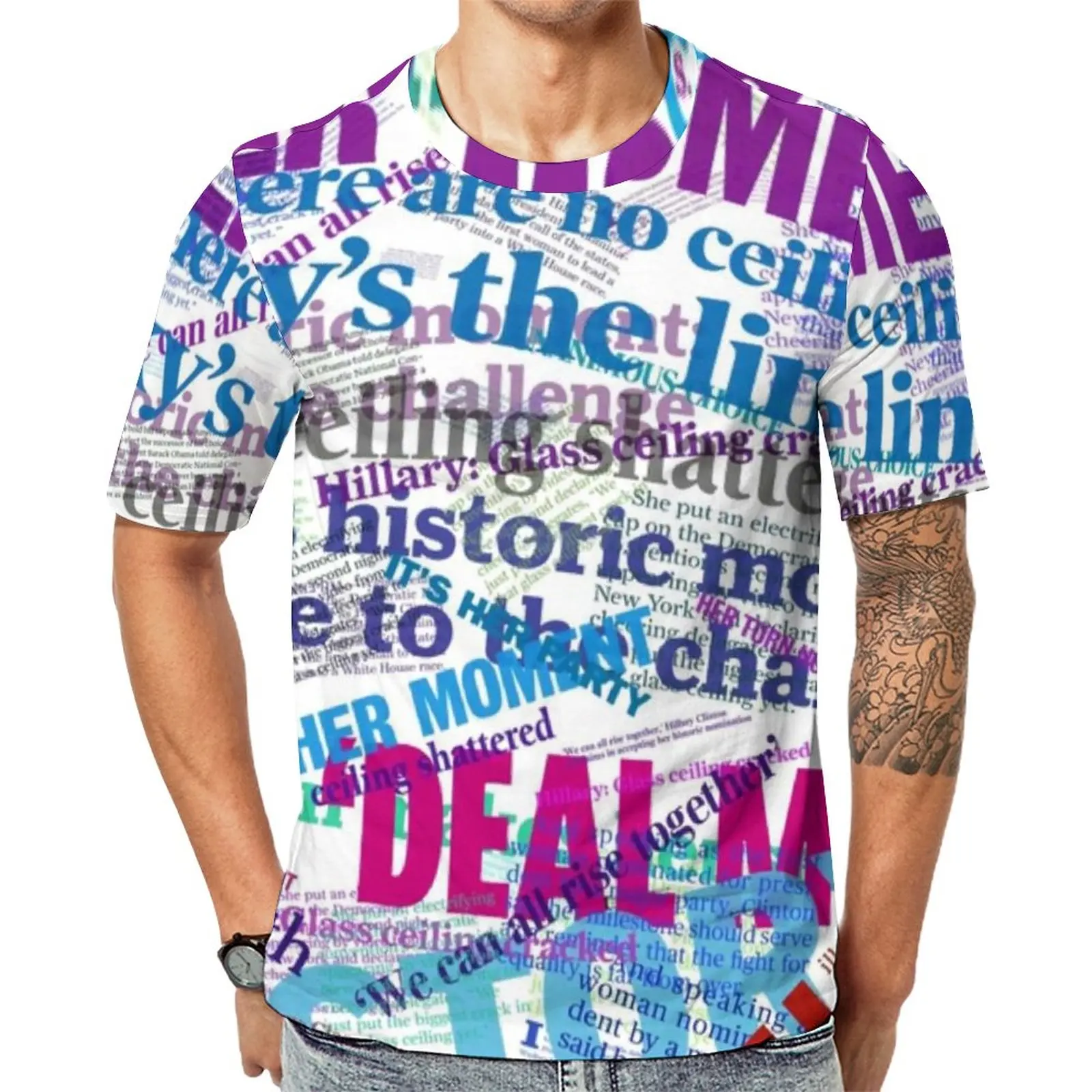 

Newspaper Print T-Shirt Nomination Headline Collage Trending T Shirts Man Casual Tshirt Short-Sleeve Custom Tops Plus Size 5XL
