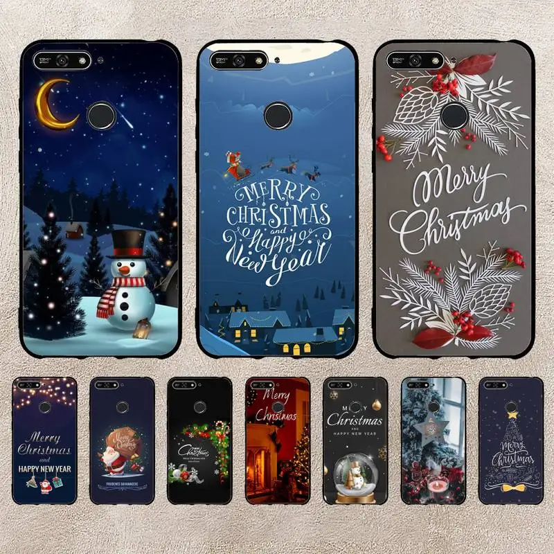 

New Year Merry Christmas Phone Case For Xiaomi 11 10 12Spro A2 A2lite A1 9 9SE 8Lite 8explorer F1 Poco 12S Ultra Cove