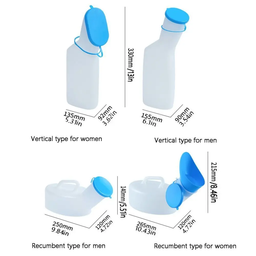 1000 мл писсуар для мочи с уплотнительной крышкой уличный туалет мобильный