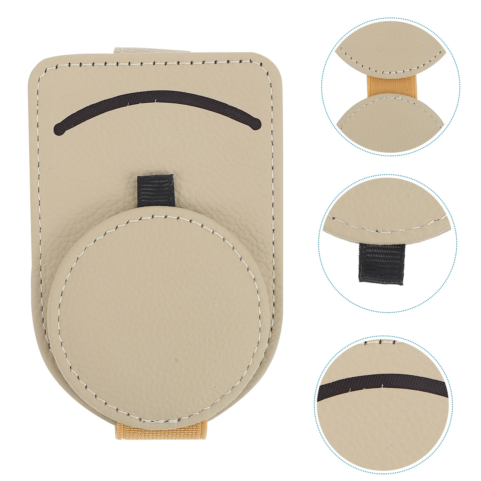 

Автомобильный зажим для солнцезащитных очков Универсальный мягкий зажим для хранения солнцезащитных очков Автомобильный держатель для со...