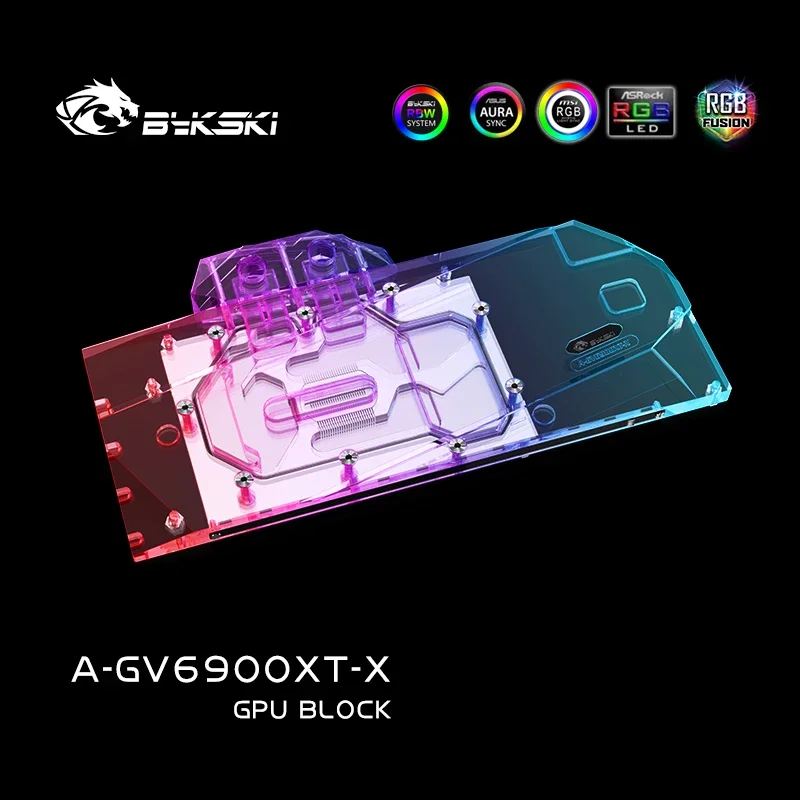 Использование водяного блока Bykski для GIGABYTE RX6900XT GAMING OC/RX6800XT OC GPU карты/медный блок
